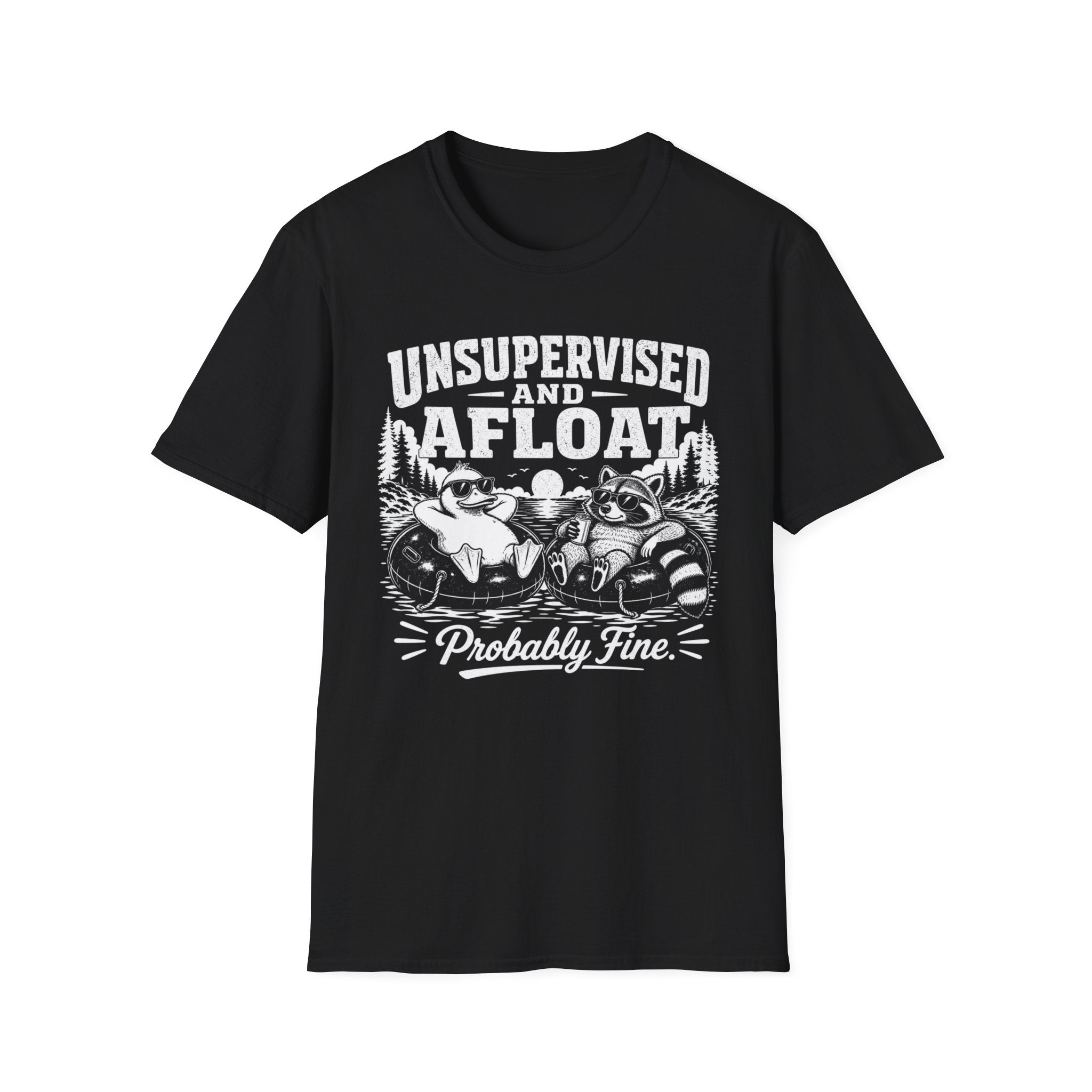 Unsupervised and Afloat Graphic T-Shirt
