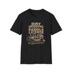 Day Drinking With a Paddle License Graphic T-Shirt