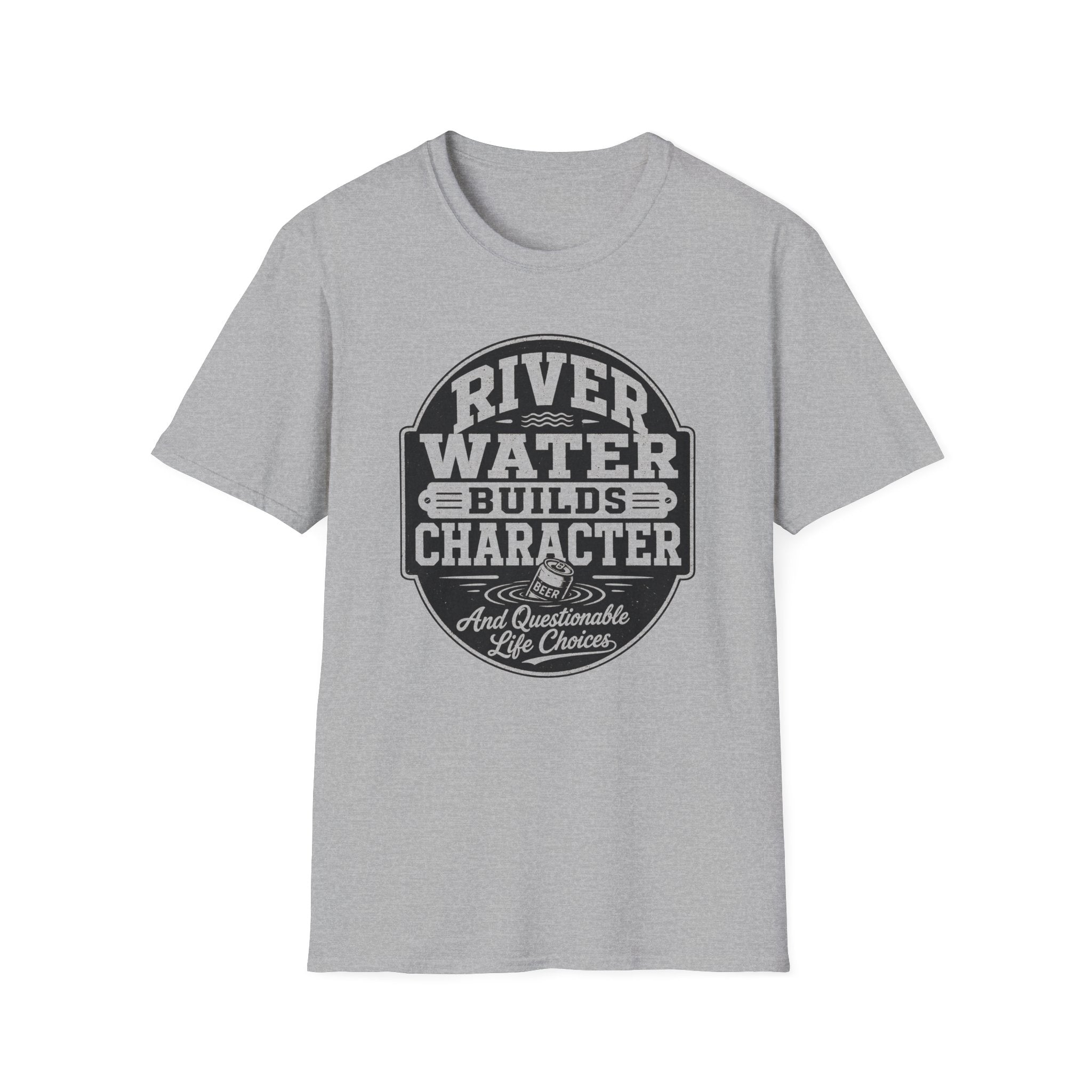 River Water Builds Character Graphic T-Shirt