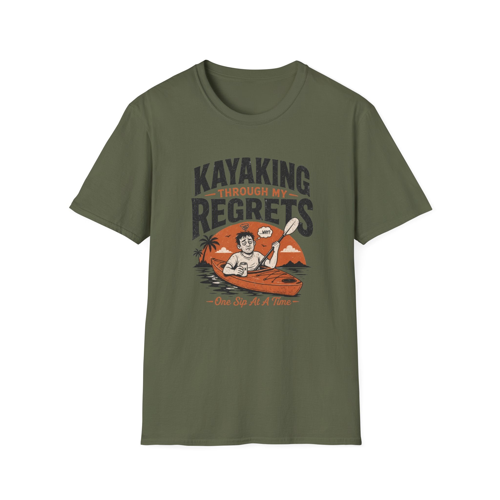 Kayaking Through My Regrets Graphic T-Shirt