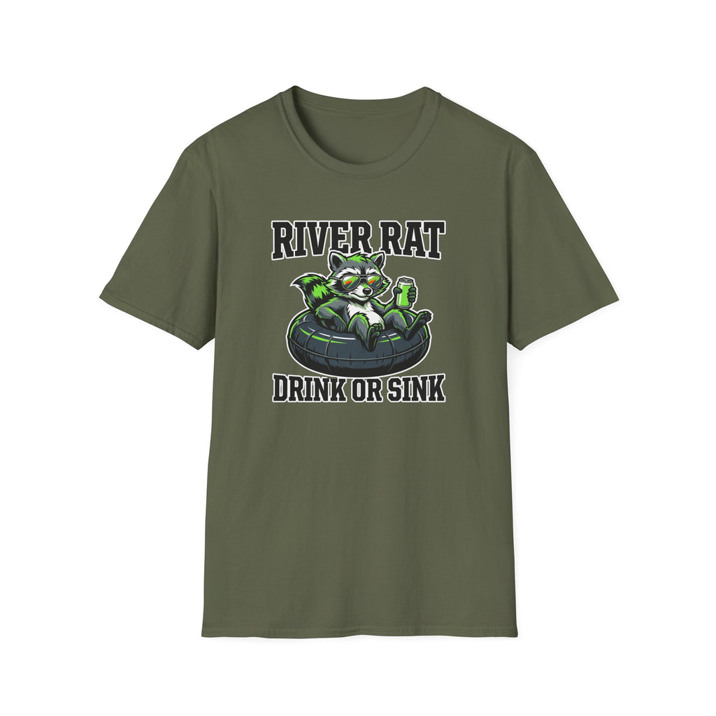 River Rat Drink or Sink Graphic T-Shirt