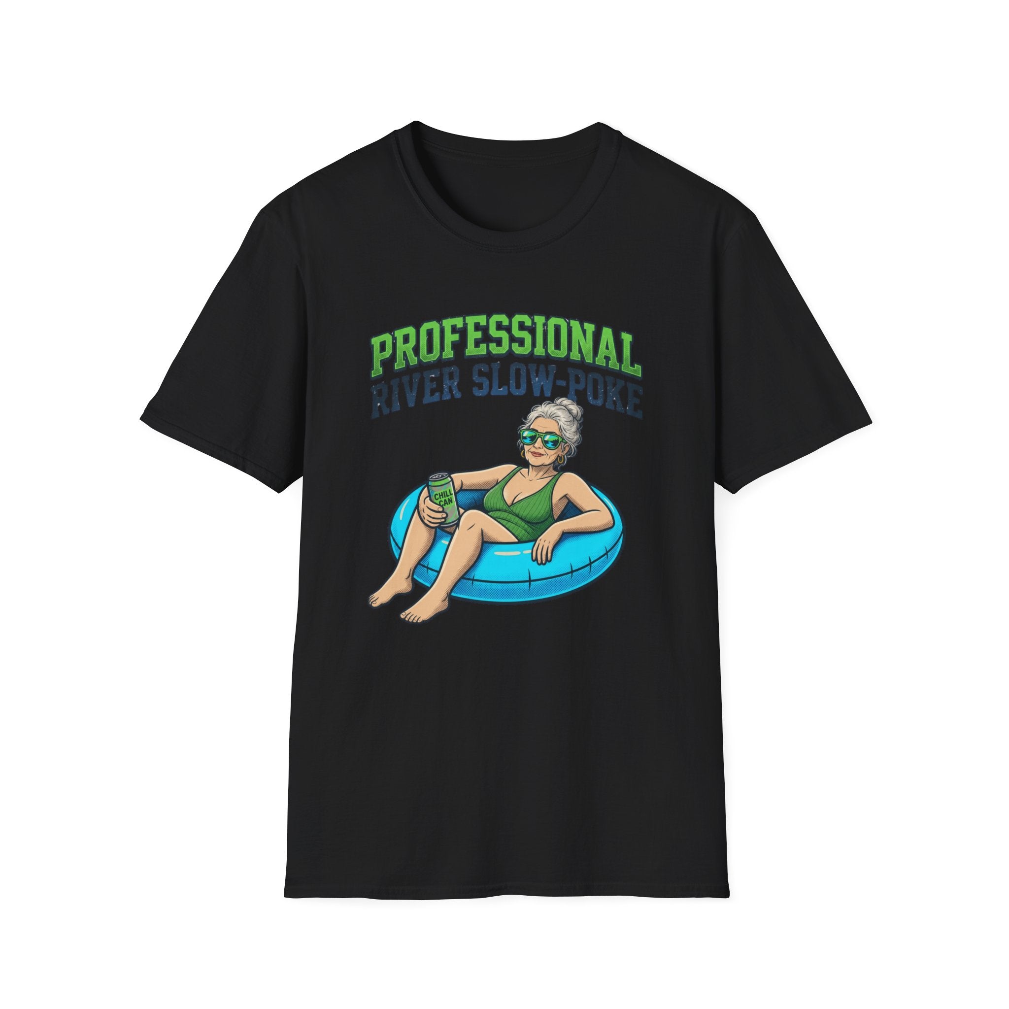 Professional River Slow Poke Old Chick Graphic T-Shirt