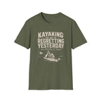 Kayaking Regretting Yesterday Graphic T-Shirt