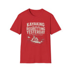 Kayaking Regretting Yesterday Graphic T-Shirt