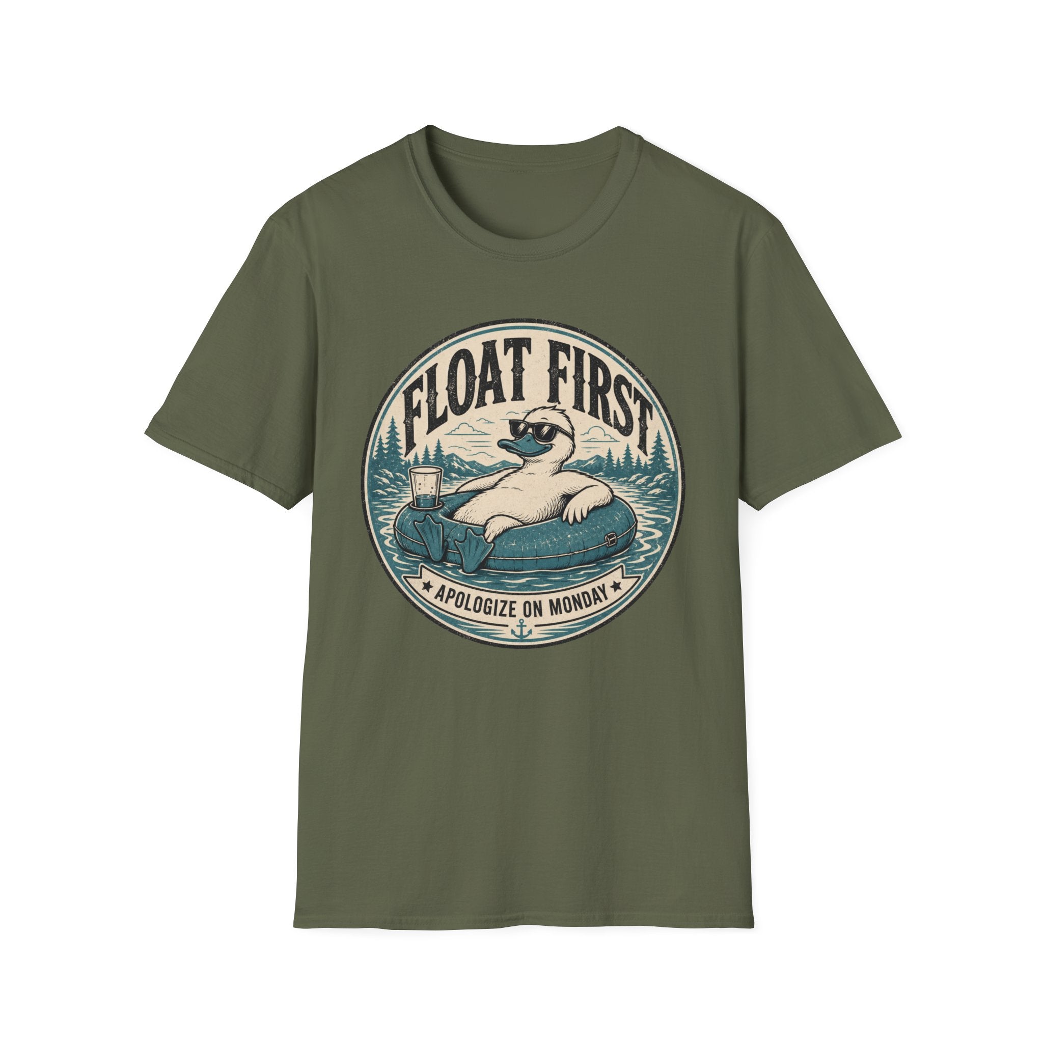 Float First Apologize Monday Graphic T-Shirt