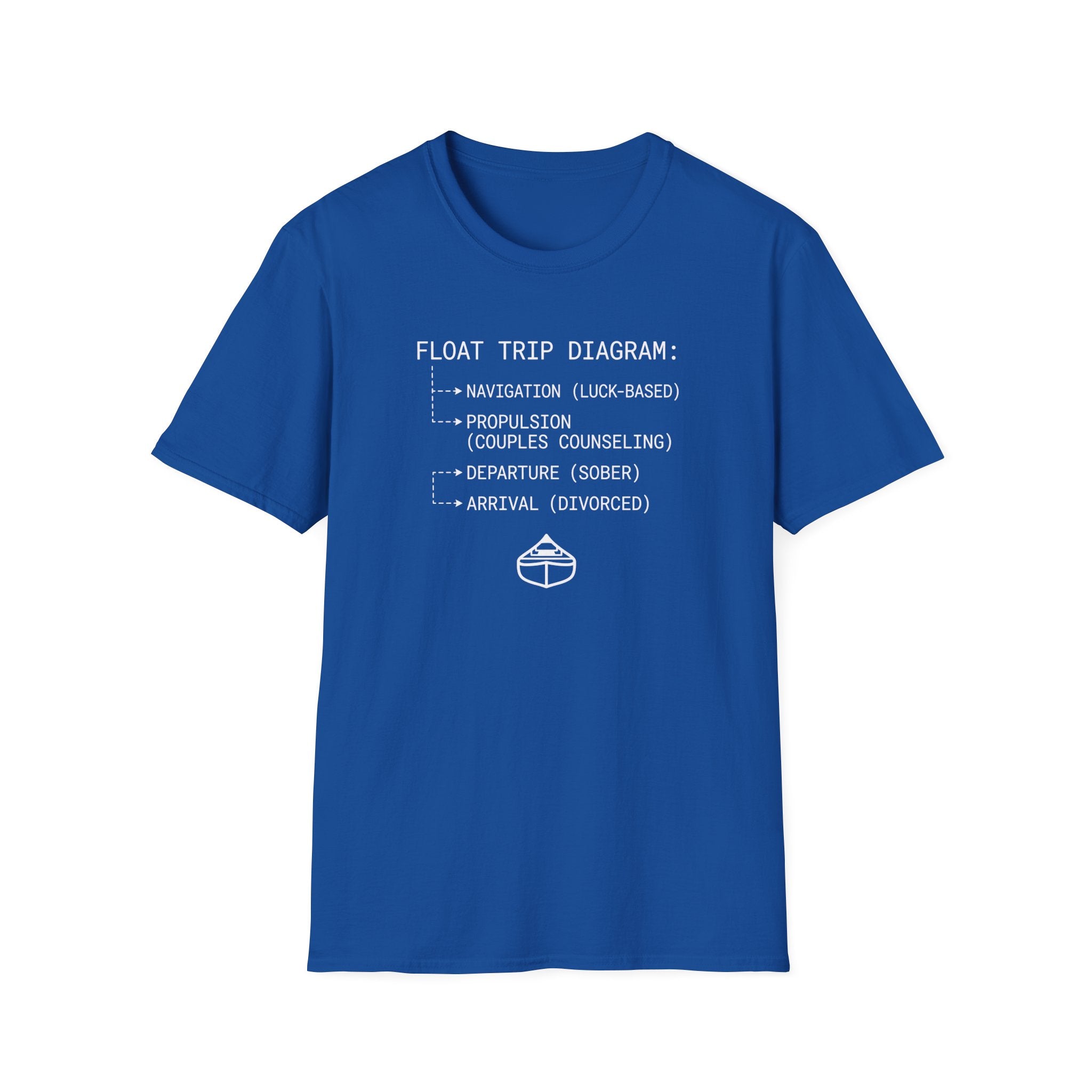 Float Trip Diagram Graphic T-Shirt