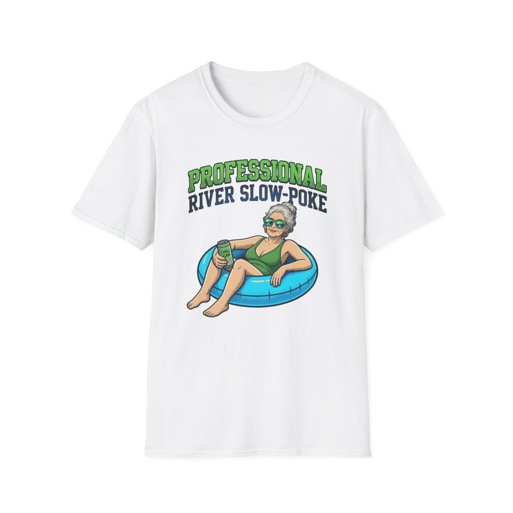 Professional River Slow Poke Old Chick Graphic T-Shirt