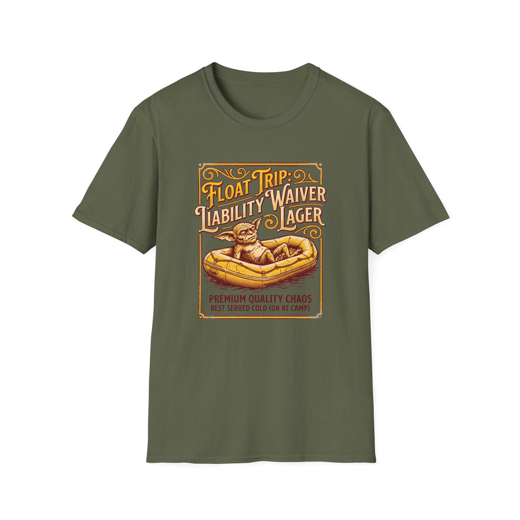 Float Trip Liability Waiver Lager Graphic T-Shirt