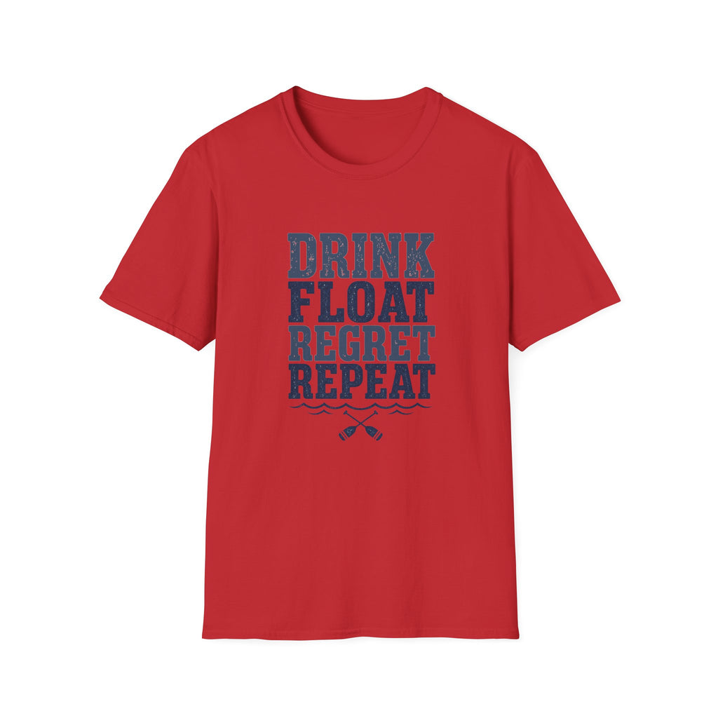 Drink Float Regret Repeat 2 Graphic T-Shirt
