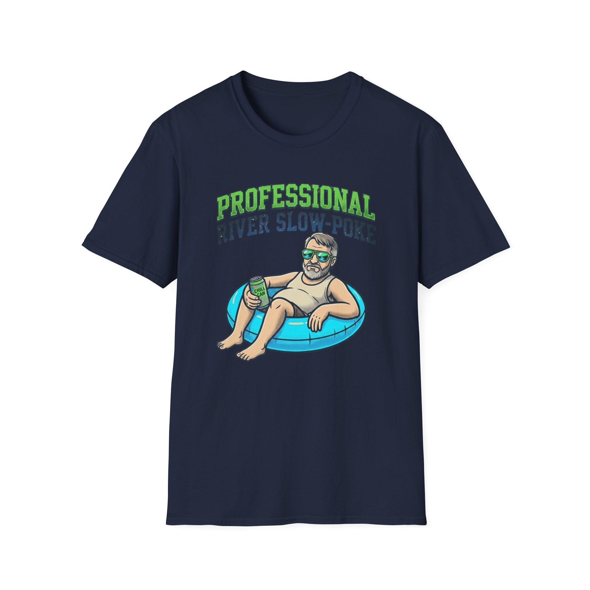 Professional River Slow Poke Old Dude Graphic T-Shirt