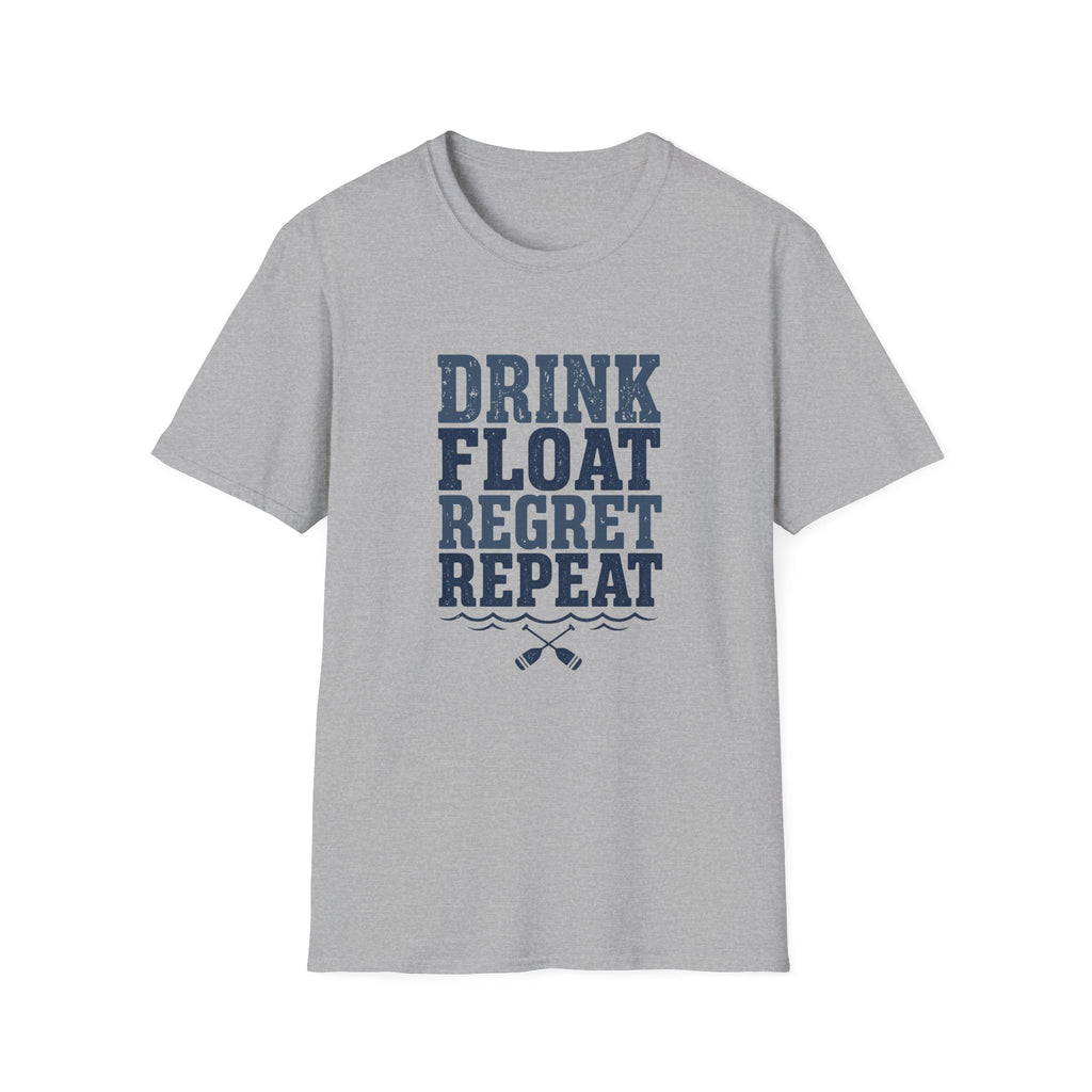 Drink Float Regret Repeat 2 Graphic T-Shirt