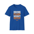 Drink Float Regret Repeat 2 Graphic T-Shirt