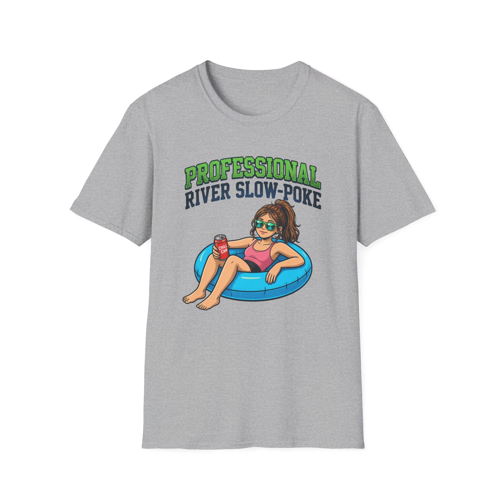 Professional River Slow Poke Little Chick Graphic T-Shirt