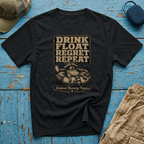 Drink Float Regret Repeat Graphic T-Shirt