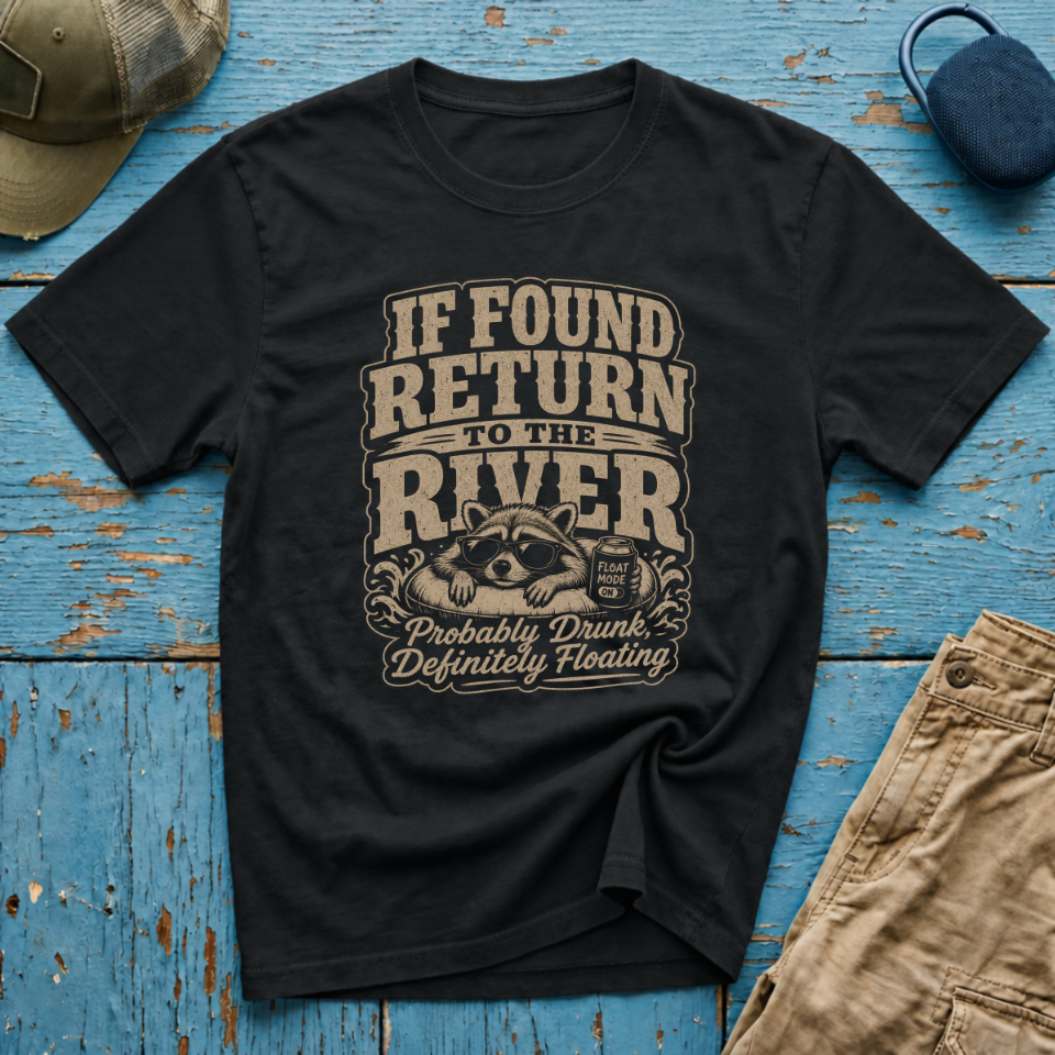 If Found Return to River Graphic T-Shirt