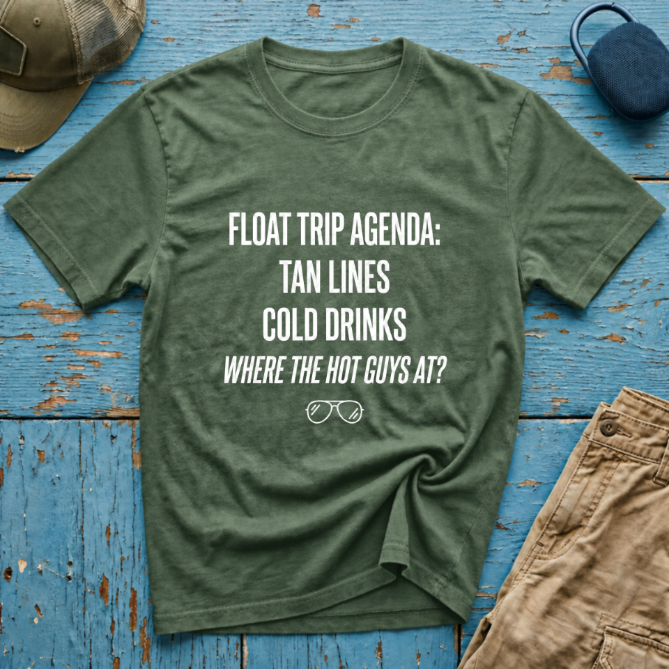 Float Trip Agenda Graphic T-Shirt