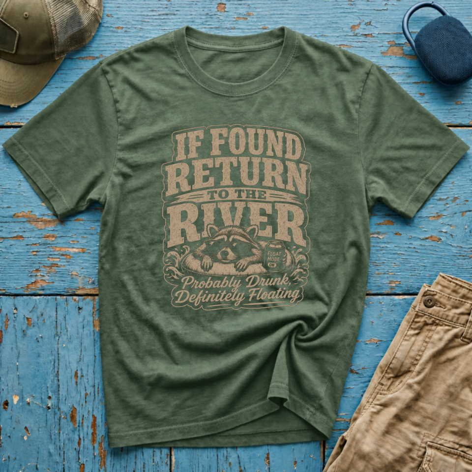 If Found Return to River Graphic T-Shirt
