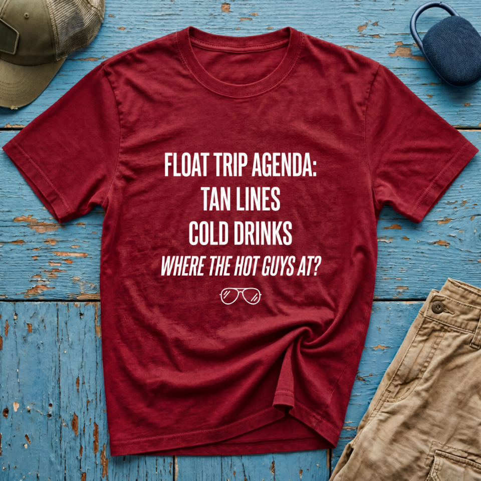 Float Trip Agenda Graphic T-Shirt