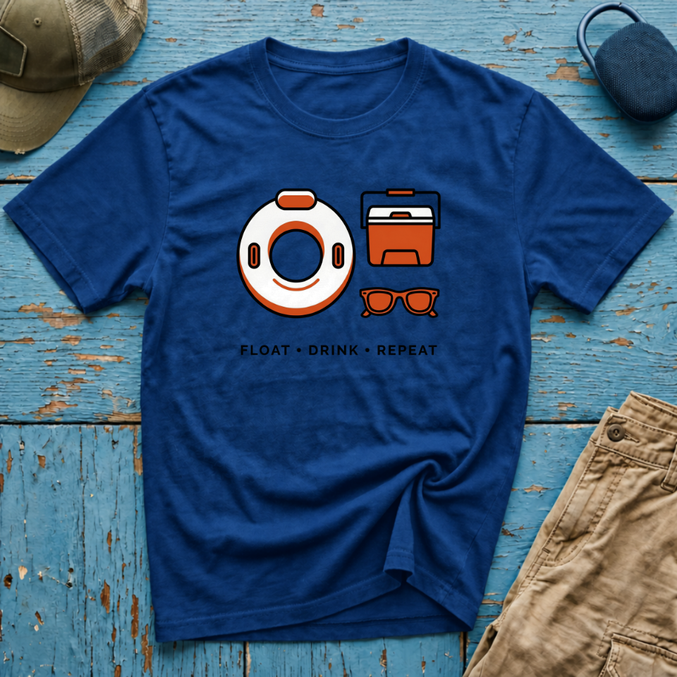 Float Drink Repeat Graphic T-Shirt