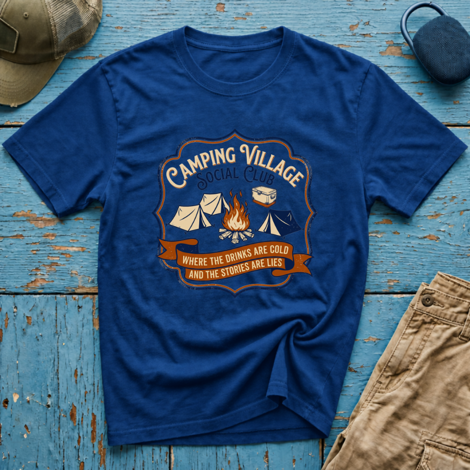 Camping Village Graphic T-Shirt