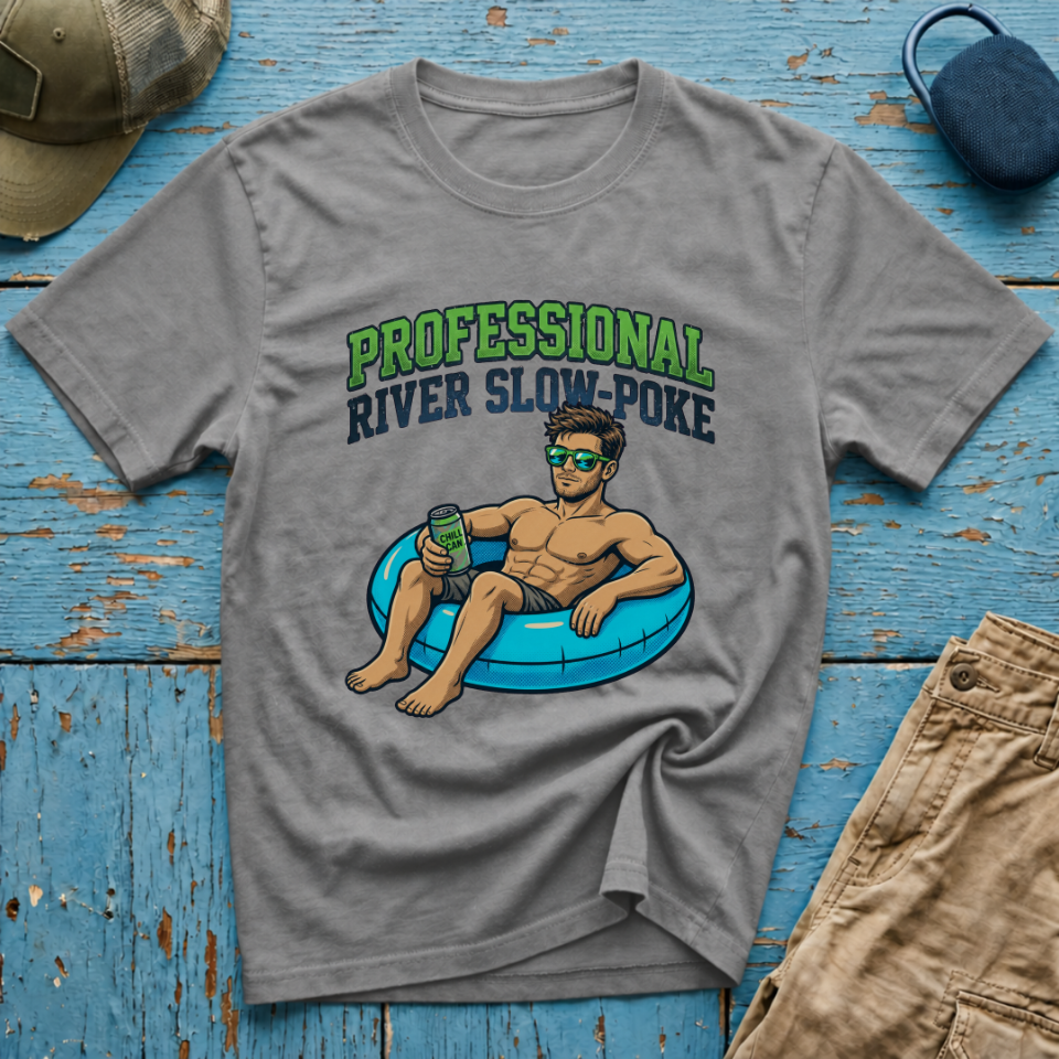 Professional River Slow Poke Young Dude Graphic T-Shirt
