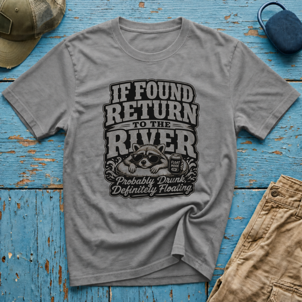 If Found Return to River Graphic T-Shirt
