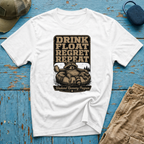 Drink Float Regret Repeat Graphic T-Shirt