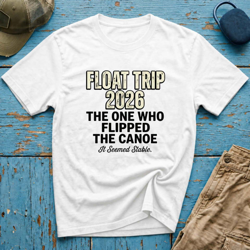The One Who Flipped the Canoe Graphic T-Shirt